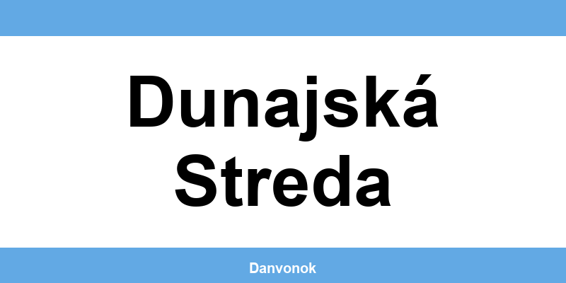 Daňový úrad v lokalite Dunajská Streda – kontakt