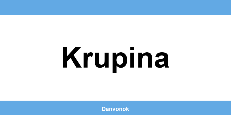 Daňový úrad v lokalite Krupina – kontakt