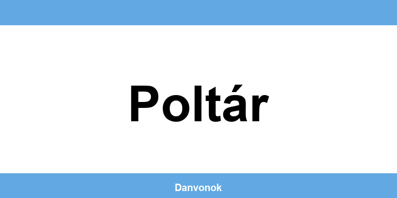 Daňový úrad v lokalite Poltár – kontakt