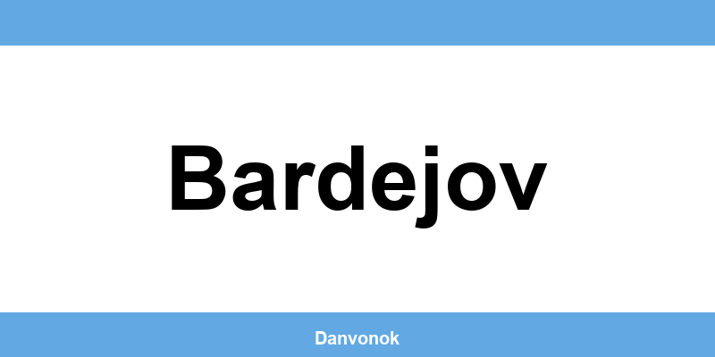 Daňový úrad v lokalite Bardejov – kontakt
