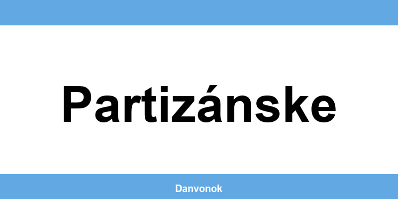 Daňový úrad v lokalite Partizánske – kontakt