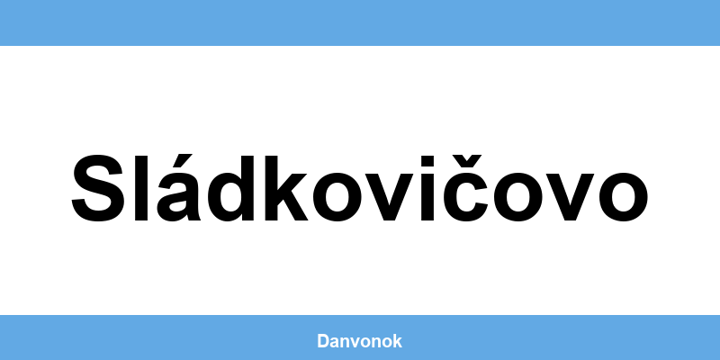 Daňový úrad v lokalite Sládkovičovo – kontakt