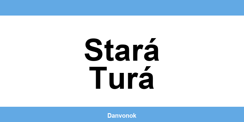 Daňový úrad v lokalite Stará Turá – kontakt